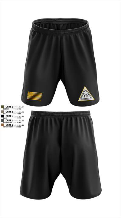 Fort Knox Fight Club Athletic Shorts With Pockets - 4