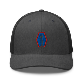 100th BN 442nd IN 13919560 Retro Trucker Hat | Yupoong 6606