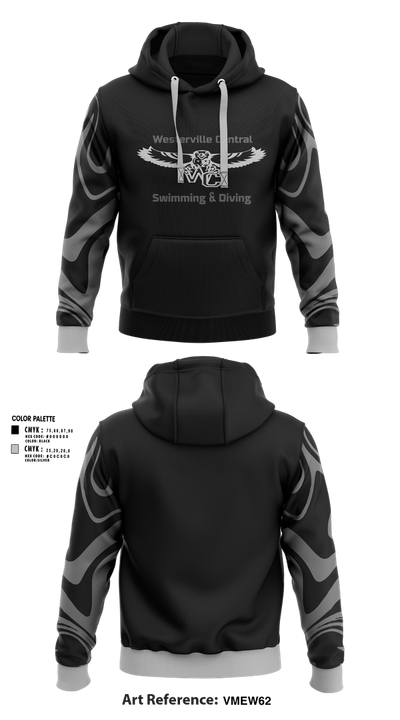 Westerville Central Swimming & Diving 56583573 Hoodie - 49