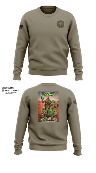 Crew Neck Sweatshirt, 180th ESC Kismayo, Army, Teamtime, Team time, sublimation, custom sports apparel, team uniforms, spirit wear, spiritwear, sports uniforms, custom shirts, team store, custom team store, fundraiser sports, apparel fundraiser
