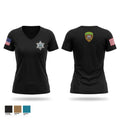 Thayer County Sheriff Women's Short Sleeve V-neck Shirt - 1