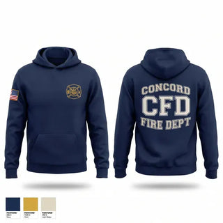 Hoodie, Concord Fire Department, Fire Department, Teamtime, Team time, sublimation, custom sports apparel, team uniforms, spirit wear, spiritwear, sports uniforms, custom shirts, team store, custom team store, fundraiser sports, apparel fundraiser