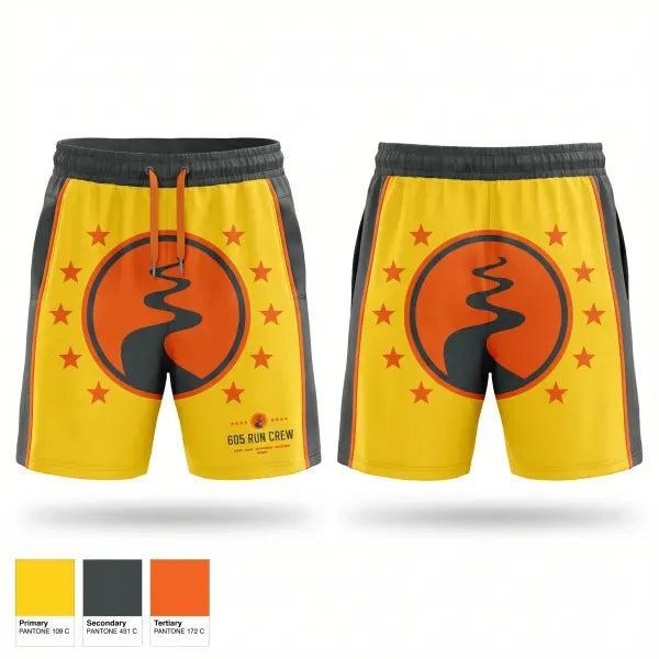 Athletic Shorts With Pockets, 605 Running Company Downtown, Spirit Store, Teamtime, Team time, sublimation, custom sports apparel, team uniforms, spirit wear, spiritwear, sports uniforms, custom shirts, team store, custom team store, fundraiser sports, apparel fundraiser