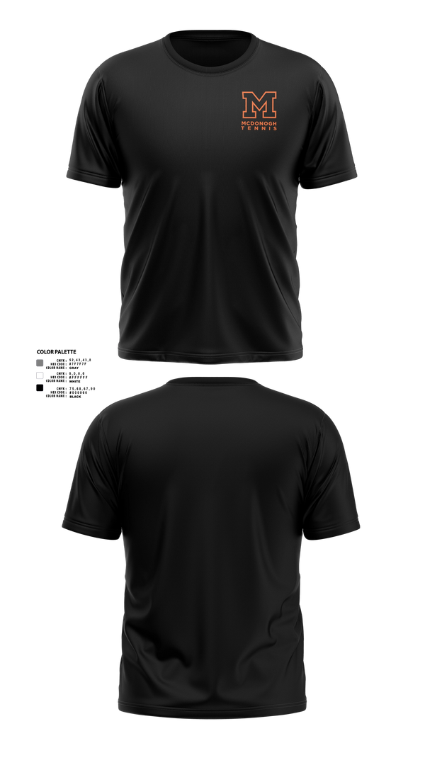 Old School Cotton Shirt, Mcdonogh Girls Tennis, Tennis, Teamtime, Team time, sublimation, custom sports apparel, team uniforms, spirit wear, spiritwear, sports uniforms, custom shirts, team store, custom team store, fundraiser sports, apparel fundraiser