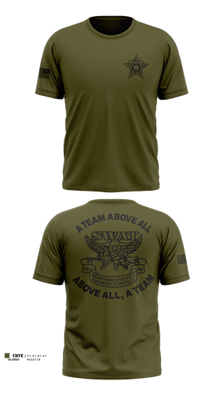 Short Sleeve Performance Shirt, Bedford County Sheriff SWAT, Police, Teamtime, Team time, sublimation, custom sports apparel, team uniforms, spirit wear, spiritwear, sports uniforms, custom shirts, team store, custom team store, fundraiser sports, apparel fundraiser