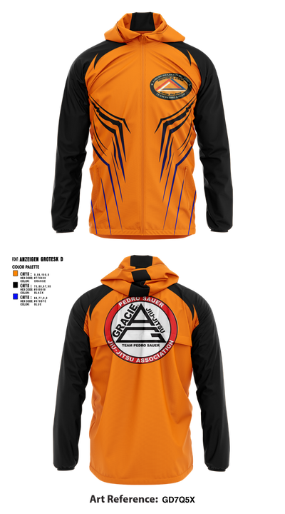 Xtreme Brazilian Jiu Jitsu 9348436 Windbreaker - 1