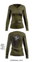 sert 65452085 Women's Long Sleeve V-neck Shirt - 102