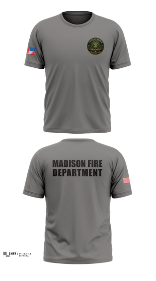 Short Sleeve Performance Shirt, Madison Fire Department, Fire Department, Teamtime, Team time, sublimation, custom sports apparel, team uniforms, spirit wear, spiritwear, sports uniforms, custom shirts, team store, custom team store, fundraiser sports, apparel fundraiser