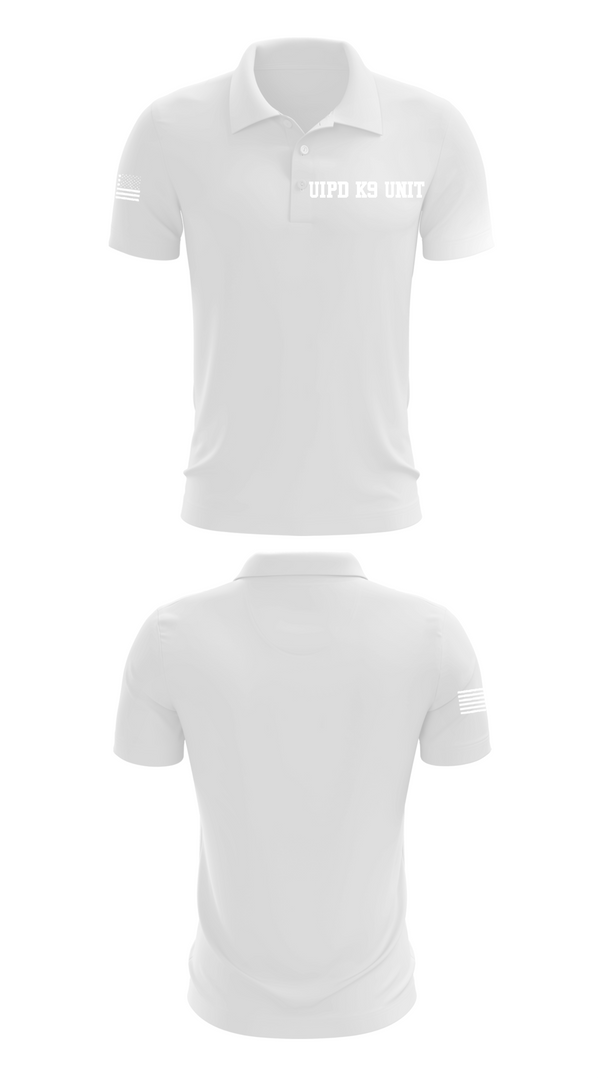 Short Sleeve Performance Polo, UIPD K9 UNIT, Police, Teamtime, Team time, sublimation, custom sports apparel, team uniforms, spirit wear, spiritwear, sports uniforms, custom shirts, team store, custom team store, fundraiser sports, apparel fundraiser