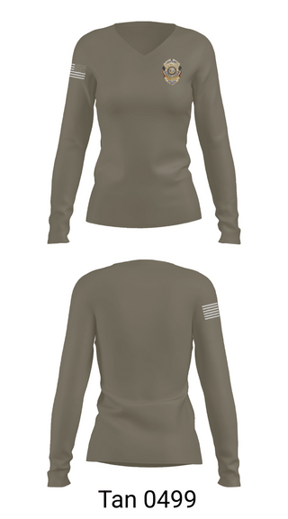 Womens Long Sleeve Vneck Shirt, FOREST ACRES POLICE DEPARTMENT, Police, Teamtime, Team time, sublimation, custom sports apparel, team uniforms, spirit wear, spiritwear, sports uniforms, custom shirts, team store, custom team store, fundraiser sports, apparel fundraiser