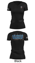 Federal Reserve Police DTLA 55082308 Women's Short Sleeve V-neck Shirt - 24
