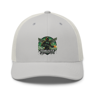 Fearless Fly Auto Detailing &Power Washing 44092363 Retro Trucker Hat | Yupoong 6606