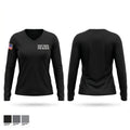 Carey Rural Fire & Rescue Women's Long Sleeve V-neck Shirt - 1