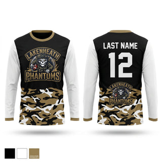 Long Sleeve Performance Shirt, Lakenheath Phantoms, Men's Soccer, Teamtime, Team time, sublimation, custom sports apparel, team uniforms, spirit wear, spiritwear, sports uniforms, custom shirts, team store, custom team store, fundraiser sports, apparel fundraiser