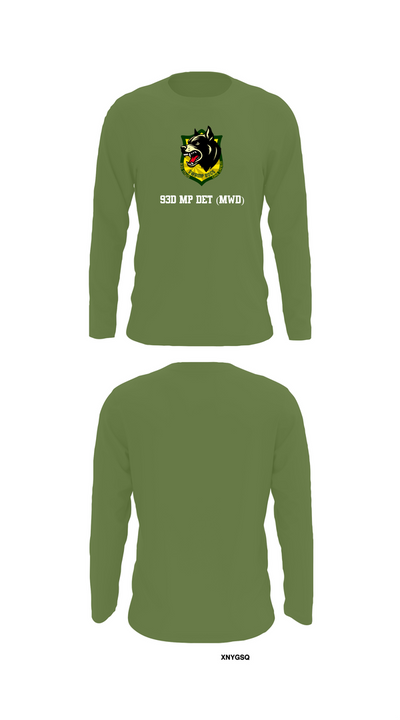93D MP DET (MWD) 45021332 Long Sleeve Performance Shirt 52
