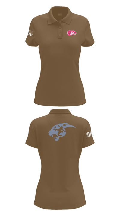 Mesa View Wrestling 61558339 Women's Short Sleeve Performance Polo  - 6