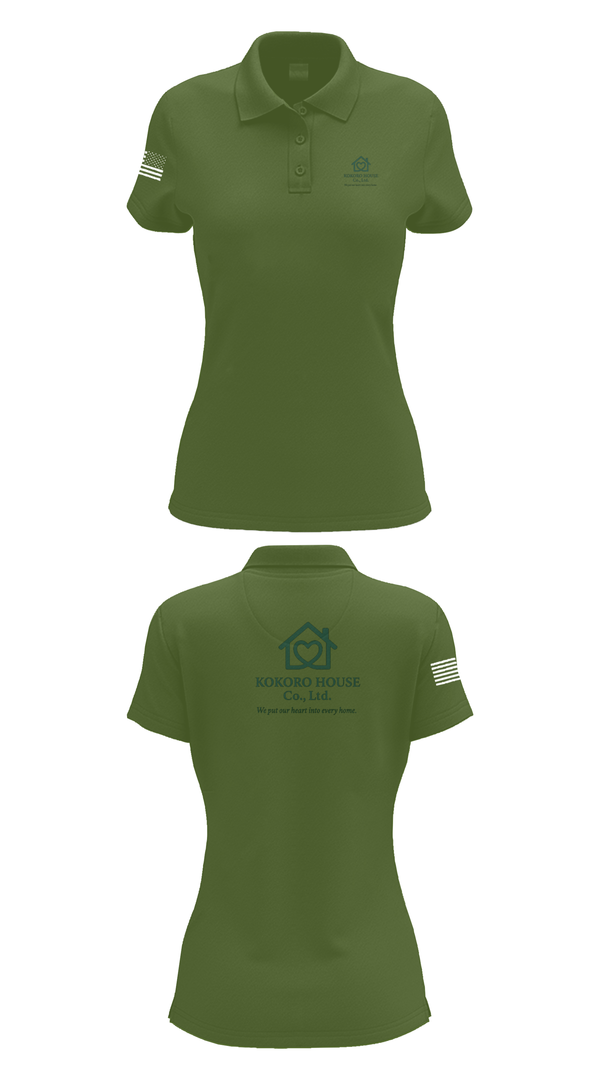 Womens Short Sleeve Performance Polo, KOKOROHOUSE, , Teamtime, Team time, sublimation, custom sports apparel, team uniforms, spirit wear, spiritwear, sports uniforms, custom shirts, team store, custom team store, fundraiser sports, apparel fundraiser