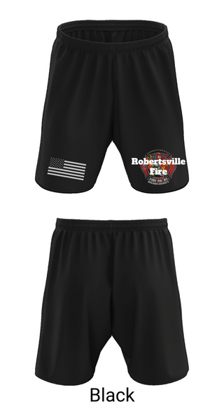 Athletic Shorts With Pockets, Robertsville Fire, Fire Department, Teamtime, Team time, sublimation, custom sports apparel, team uniforms, spirit wear, spiritwear, sports uniforms, custom shirts, team store, custom team store, fundraiser sports, apparel fundraiser
