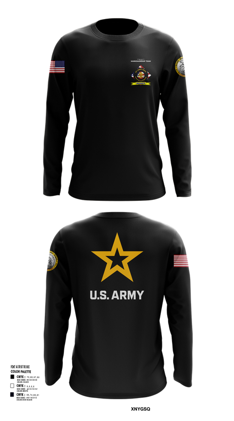 Long Sleeve Performance Shirt, University of Toledo Army Marksmanship Unit, Army, Teamtime, Team time, sublimation, custom sports apparel, team uniforms, spirit wear, spiritwear, sports uniforms, custom shirts, team store, custom team store, fundraiser sports, apparel fundraiser