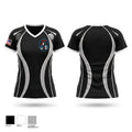 33D Range & Aggressor Squadron Women's Short Sleeve V-neck Shirt - 1
