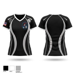 Womens Short Sleeve Vneck Shirt, 33D Range & Aggressor Squadron, Space Force, Teamtime, Team time, sublimation, custom sports apparel, team uniforms, spirit wear, spiritwear, sports uniforms, custom shirts, team store, custom team store, fundraiser sports, apparel fundraiser