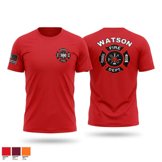 Short Sleeve Performance Shirt, WATSON, Fire Department, Teamtime, Team time, sublimation, custom sports apparel, team uniforms, spirit wear, spiritwear, sports uniforms, custom shirts, team store, custom team store, fundraiser sports, apparel fundraiser
