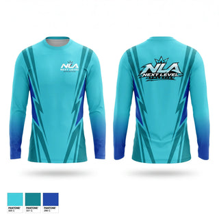Long Sleeve Performance Shirt, Next Level Athletics, Track & Field, Teamtime, Team time, sublimation, custom sports apparel, team uniforms, spirit wear, spiritwear, sports uniforms, custom shirts, team store, custom team store, fundraiser sports, apparel fundraiser