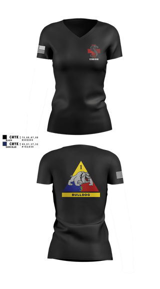 Womens Short Sleeve Vneck Shirt, 123rd BSB, Army, Teamtime, Team time, sublimation, custom sports apparel, team uniforms, spirit wear, spiritwear, sports uniforms, custom shirts, team store, custom team store, fundraiser sports, apparel fundraiser