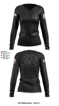Uss San Antonio Women's Long Sleeve V-neck Shirt - 3