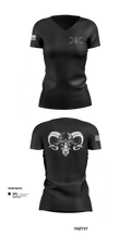11TH CY ECT 7139343 Women's Short Sleeve V-neck Shirt - 3