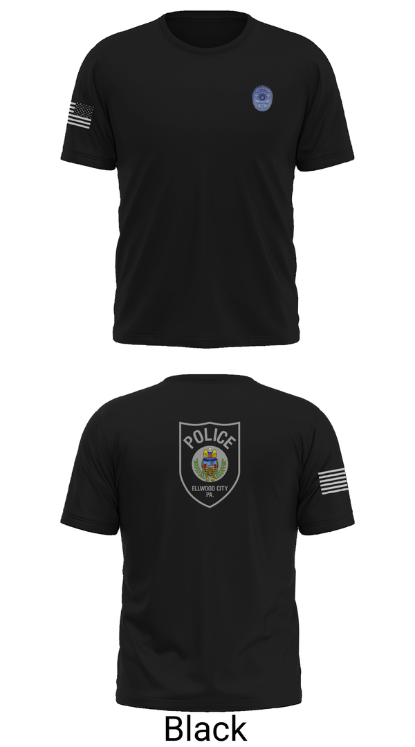 Short Sleeve Performance Shirt, Ellwood city police, Police, Teamtime, Team time, sublimation, custom sports apparel, team uniforms, spirit wear, spiritwear, sports uniforms, custom shirts, team store, custom team store, fundraiser sports, apparel fundraiser
