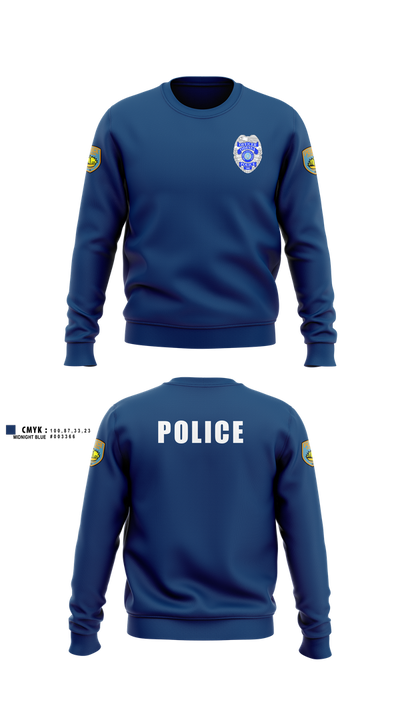 Odessa Police Department 86817075 Crew Neck Sweatshirt - 1