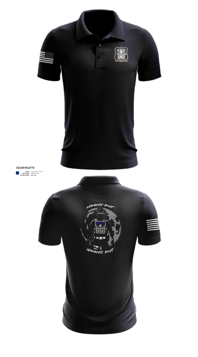4th Precinct 85110542 Short Sleeve Performance Polo - 71