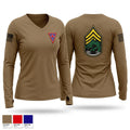 135TH MP Women's Long Sleeve V-neck Shirt - 1