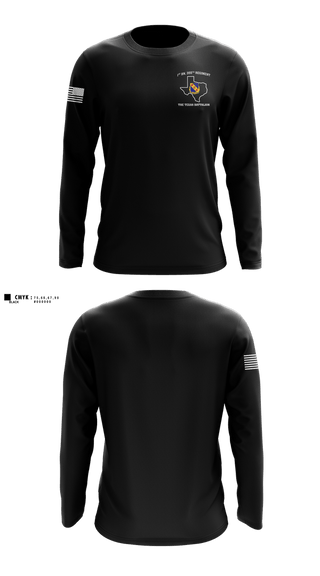 Long Sleeve Performance Shirt, 1st BN, 355th Regiment, Army, Teamtime, Team time, sublimation, custom sports apparel, team uniforms, spirit wear, spiritwear, sports uniforms, custom shirts, team store, custom team store, fundraiser sports, apparel fundraiser
