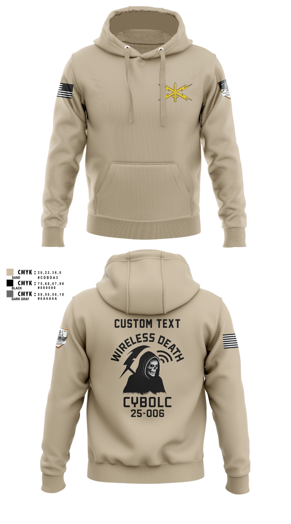 Hoodie, Bravo Company, 401st Cyber Battalion, Army, Teamtime, Team time, sublimation, custom sports apparel, team uniforms, spirit wear, spiritwear, sports uniforms, custom shirts, team store, custom team store, fundraiser sports, apparel fundraiser