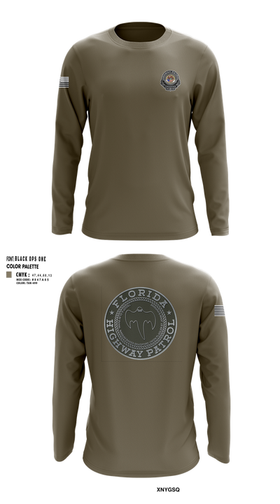 Florida Highway Patrol 5155523 Long Sleeve Performance Shirt 101