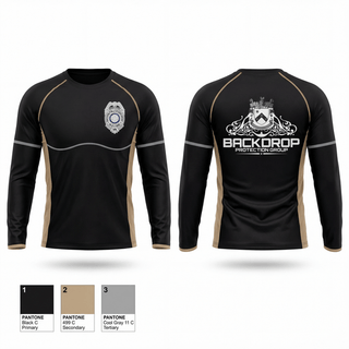 Long Sleeve Performance Shirt, Backdrop Protection Group, , Teamtime, Team time, sublimation, custom sports apparel, team uniforms, spirit wear, spiritwear, sports uniforms, custom shirts, team store, custom team store, fundraiser sports, apparel fundraiser