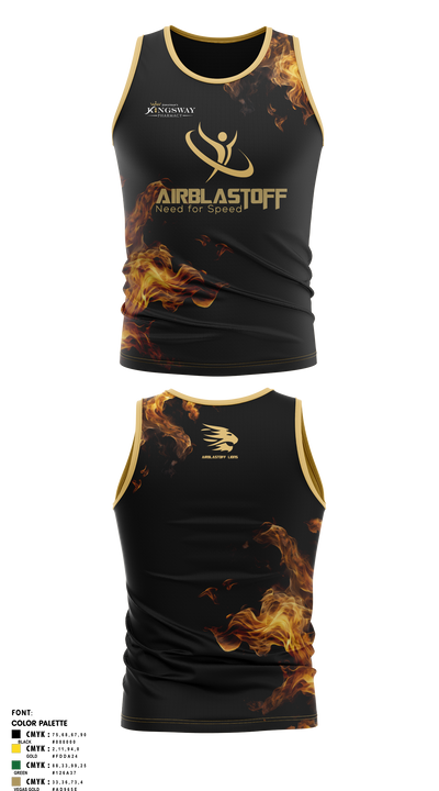 Airblastoff Lions 14236654 Tank Top - 16