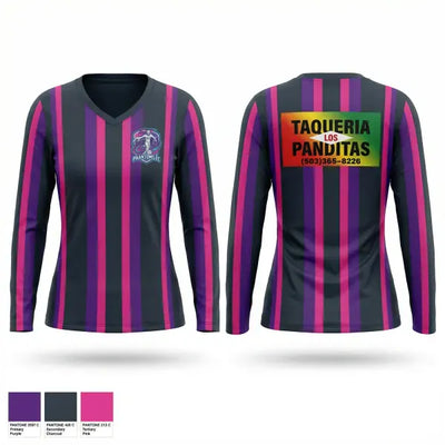 Phantoms fc 37129096 Women's Long Sleeve V-neck Shirt - 1