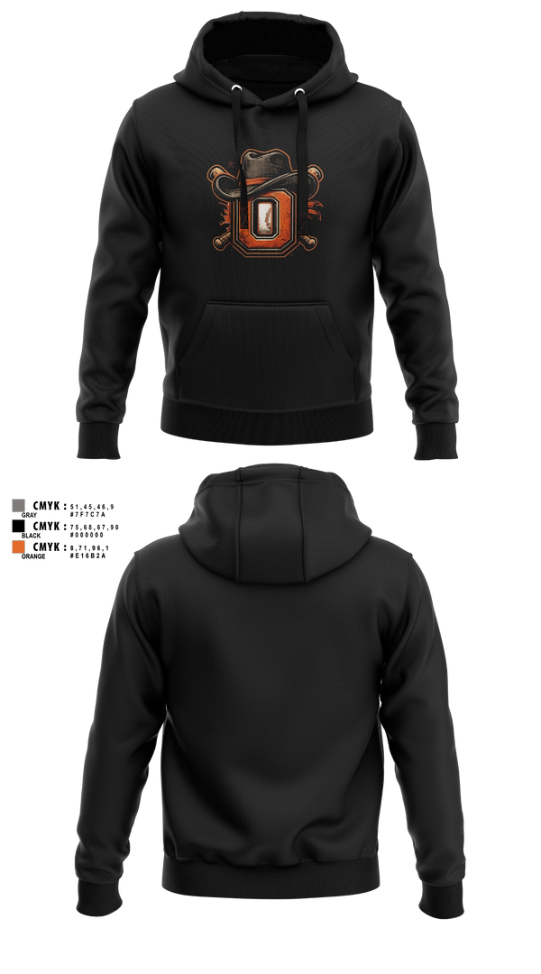 Hoodie, Oxford Outlaws, Baseball, Teamtime, Team time, sublimation, custom sports apparel, team uniforms, spirit wear, spiritwear, sports uniforms, custom shirts, team store, custom team store, fundraiser sports, apparel fundraiser