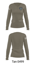 Poteau Police Department 39232679 Women's Long Sleeve V-neck Shirt - 11
