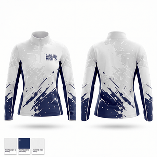 Quarter Zip Jacket, Carolina Misfits, Softball, Teamtime, Team time, sublimation, custom sports apparel, team uniforms, spirit wear, spiritwear, sports uniforms, custom shirts, team store, custom team store, fundraiser sports, apparel fundraiser