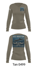 BESS 9465728 Women's Long Sleeve V-neck Shirt - 73