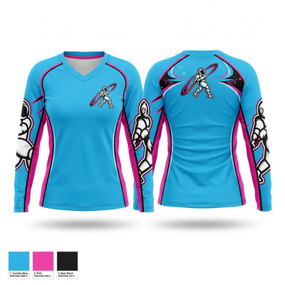 LA GRiND Women's Long Sleeve V-neck Shirt - 1