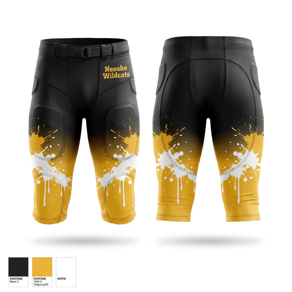 Football Pants, Neosho Wildcats, , Teamtime, Team time, sublimation, custom sports apparel, team uniforms, spirit wear, spiritwear, sports uniforms, custom shirts, team store, custom team store, fundraiser sports, apparel fundraiser