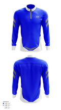 Spring Grove Jets Football 65116623 Quarter Zip Jacket - 21