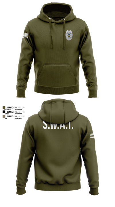 GRATIS SWAT TEAM 58848814 Hoodie - 101