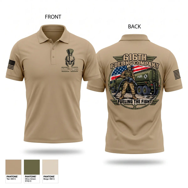 Short Sleeve Performance Polo, 616th QM CO, Army, Teamtime, Team time, sublimation, custom sports apparel, team uniforms, spirit wear, spiritwear, sports uniforms, custom shirts, team store, custom team store, fundraiser sports, apparel fundraiser