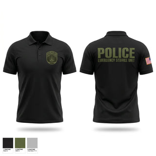 Short Sleeve Performance Polo, Emergency Service Unit, Police, Teamtime, Team time, sublimation, custom sports apparel, team uniforms, spirit wear, spiritwear, sports uniforms, custom shirts, team store, custom team store, fundraiser sports, apparel fundraiser